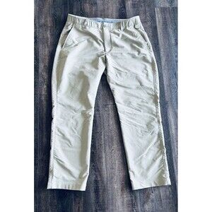 Under Armour UA Match Play Pants Golf Mens Size 38x30 Beige